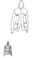Rundholz DIP - Schmale hemp baumwoll jersey jacke - 1252661102