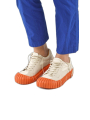 Rundholz DIP - Leder cotton twill stretch halbschuhe mit hängenden fäden - 1252985251