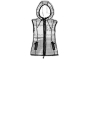 Rundholz Black Label - Gilet en nylon matelassé en forme de boîte - 1253211001