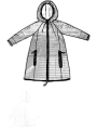 Rundholz Black Label - Veste oversize en nylon matelassé - 1253211103