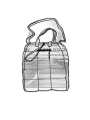 Rundholz Black Label - Sac en nylon matelassé avec cordon élastique et stoppeur - 1253212504
