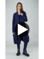 Rundholz Black Label - Balloon-shaped cotton stretch coat - 1253221212