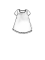 Rundholz Black Label - Hüftlanges baumwolljersey t-shirt - 1253230503