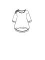 Rundholz Black Label - Ausgestelltes baumwolljersey t-shirt - 1253230506