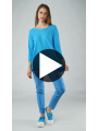 Rundholz Black Label - T-shirt évasé en jersey de coton - 1253230506