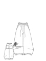Rundholz Black Label - Lockere french terry jogginghose mit platziertem druck - 1253290111