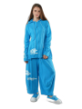 Rundholz Black Label - Schmale french terry jacke mit platziertem druck - 1253291112