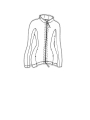 Rundholz Black Label - Schmale french terry jacke - 1253291132