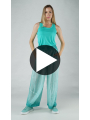Rundholz Black Label - Balloon-shaped cotton voile pants - 1253320109