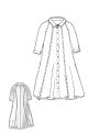 Rundholz Black Label - A-förmiges baumwollvoile kleid - 1253320912