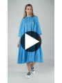 Rundholz Black Label - A-förmiges baumwollvoile kleid - 1253320912