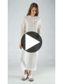 Rundholz Black Label - Loose cotton cardigan with print - 1253337104