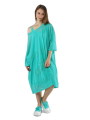 Rundholz Black Label - Oversize mesh kleid mit platzierter 3d druck - 1253340907