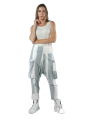 Rundholz Black Label - Schmale baumwolltwill stretch hose mit streifendruck - 1253390103