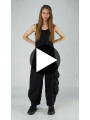 Rundholz Black Label - Ballonförmige baumwolltwill stretch hose - 1253390128