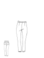 Rundholz Black Label - Schmale baumwolltwill stretch hose - 1253390129