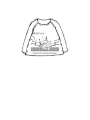 Rundholz Black Label - Kurzer high twist jaquard pullover - 1253410702