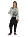 Rundholz Black Label - Kurzer high twist jaquard pullover - 1253410702