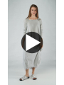 Rundholz Black Label - Flared high twist jaquard sweater - 1253410703