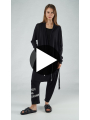 Rundholz Black Label - A-shaped high twist jaquard cardigan - 1253417106
