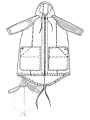 Rundholz Black Label - Ausgestellter nylon mantel - 1253431201