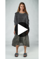 Rundholz Black Label - Wide cotton knit sweater - 1253450701