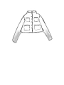 Rundholz Black Label - Ausgestellte nylon strickjacke - 1253487102