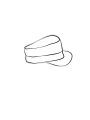 Black Label - Chapeau en coton stretch - 1253491728