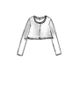 Rundholz Black Label - Kurze leinen strickjacke - 1253507114
