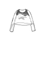Rundholz Black Label - Kurzer baumwoll nylon strick pullover - 1253580704