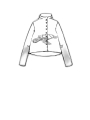 Rundholz Black Label - Hüftlange baumwoll nylon strickjacke - 1253587108