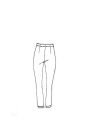 Rundholz Black Label - Gerade schmale cottonshape hose - 1253630101