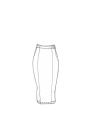Bois rond Black Label - Jupe étroite cottonshape - 1253630307