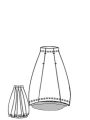 Rundholz Black Label - Ballonförmiger cottonshape rock - 1253630314