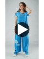 Rundholz Black Label - Футболка длиной до бедра из тонкого трикотажа с оборкой - 1253640504