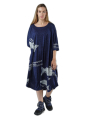 Rundholz Black Label - Robe oversize en jersey slub avec partie froncée - 1253640905