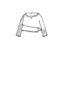 Rundholz Black Label - Kurzer asymmetrischer leinen strick pullover - 1253720710