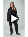 Rundholz Black Label - Gerade weite leinen stretch jacke - 1253831104