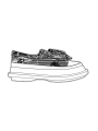 Rundholz Black Label - Tyvek halbschuhe mit druck - 1253985254