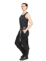 Rundholz DIP - Cargo Jeans Hose mit tiefem Schritt - Black Coated Jeans - 2242030102