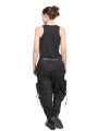 Rundholz DIP - Cargo Jeans Hose mit tiefem Schritt - Black Coated Jeans - 2242030102