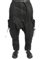 Rundholz DIP - Cargo Jeans Hose mit tiefem Schritt - Black Coated Jeans - 2242030102