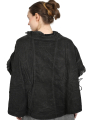 Rundholz DIP - flared velvet T-shirt - Coal Cloud - 2242160601