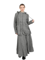 Rundholz DIP - gerade schmale Woll-Jacke - Pencil Melange - 2242211101