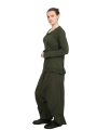 Rundholz Black Label - gerade weite Baumwoll-Hose - Jungle - 2243300101