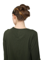 Rundholz Black Label - Shirt with tulle trims at the neck and hem - Jungle - 2243330501