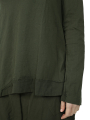 Rundholz Black Label - Shirt with tulle trims at the neck and hem - Jungle - 2243330501