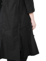 Rundholz Black Label - a-shaped cotton stretch tunic - Black - 2243631909