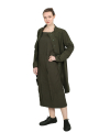 Rundholz Black Label - banana-shaped cotton twill stretch dress - Jungle - 2243390917