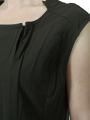 Rundholz Black Label - banana-shaped cotton twill stretch dress - Jungle - 2243390917